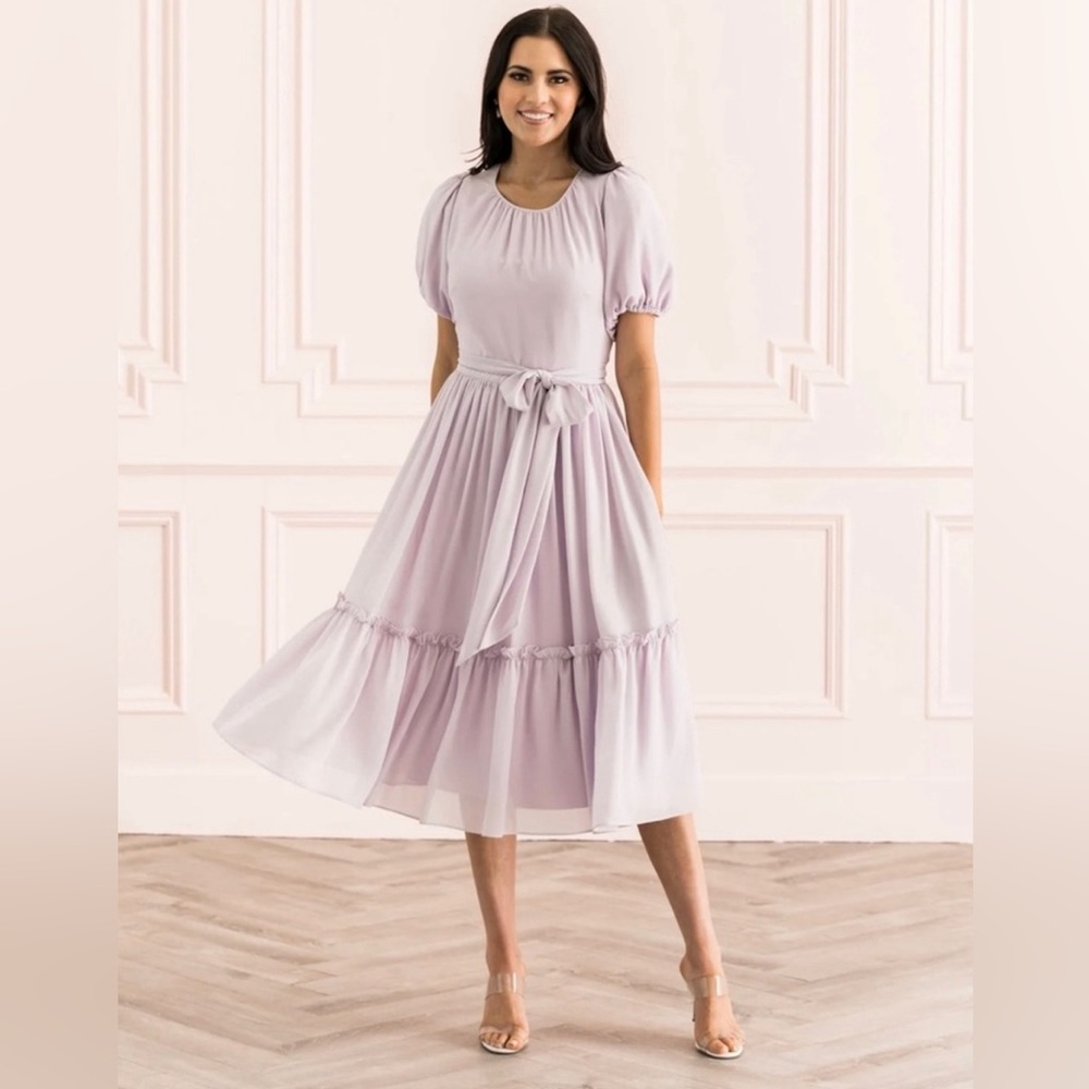 RACHEL PARCELL LAVENDER SUMMER DRESS